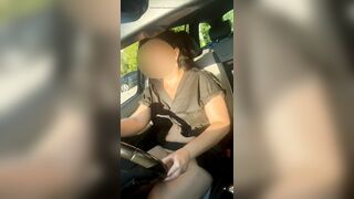 Undressed hot mother I'd like to fuck in a car