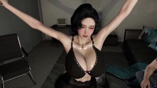 CG big beautiful woman Oriental mother I'd like to fuck Cheating with Large Ramrod