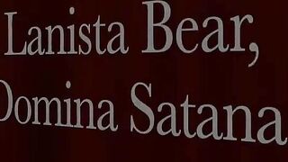 Part 1 Lanista Bear and Femdom-goddess Satana Takes Bottom Feeder and Melanie in the Vampire Room. for Some Play Time