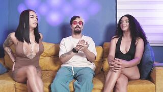 Sex with the Breasty Trans and the Large Booty Brunette hair - Interview with Andromeda Sexy and Tina Queen