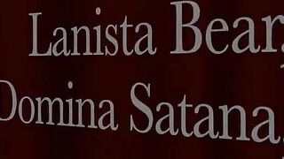 Part two:- Lanista Bear and Dominatrix Satana Takes Bottom Feeder and Melanie in the Vampire Room. for Some Play Time.