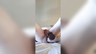 Princess Udders riding and banging Dad on our back