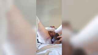 Princess Udders riding and banging Dad on our back