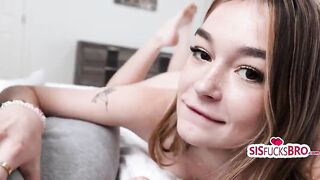 Stepbrother Caves When That babe Demands A Creampie Goodbye