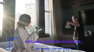 Tatted Up Beauty Luna Legend Plays Hangman to get Drilled by a Hung Chap - On The City
