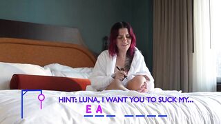 Tatted Up Beauty Luna Legend Plays Hangman to get Drilled by a Hung Chap - On The City
