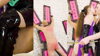 Spanked and Whipped into Submission by Domme Duett