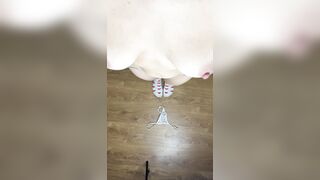 Bent over with booty high and socks ?