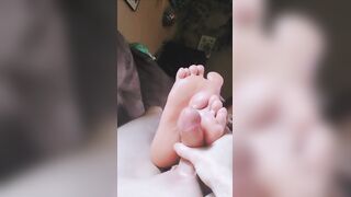 This guy couldn't hold back on my soft soles