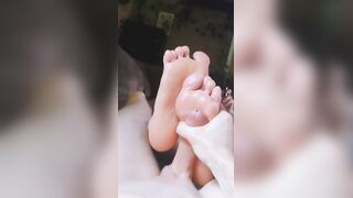 This guy couldn't hold back on my soft soles