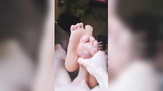This guy couldn't hold back on my soft soles