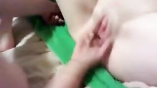 Girl squirts on the face of her girlfriend