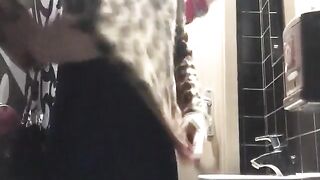 Lesbian action on the public place