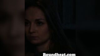 Slave wants to run away but cant escape her sexy mistress