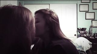 Amateur asian girls lesbian kiss
