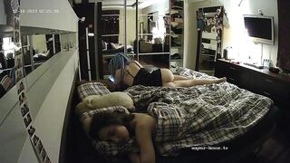 Nina and kira in bed