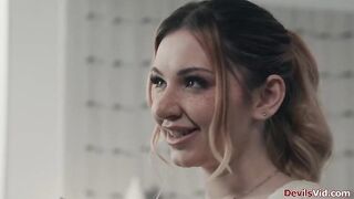 Teen Demi Hawks and her boyfriend tempt their black intimate coach Ravyn Alexa.This babe bangs the mother i'd like to fuck with thong on whilst her bf is doing her tiny cunt
