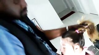 Youthful White Wife Sucks and Screw Aged Ebony Bull