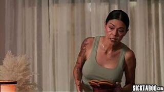 Hot large butt lesbo drilled hawt Oriental teen so concupiscent women enjoyed muffdiving and fingering