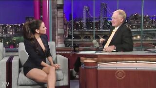 Eva Longoria tits oops on live tv