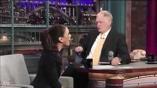 Eva Longoria tits oops on live tv