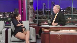 Eva Longoria tits oops on live tv