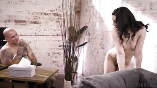 Pure Taboo Pervert Boss Bangs Beautiful Secretary Whitney Wright in Front of Uncomfortable Stepson