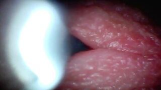 Endoscope Camera Captures Pont of time of Hunk Jizz flow 4K