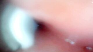 Endoscope Camera Captures Pont of time of Hunk Jizz flow 4K