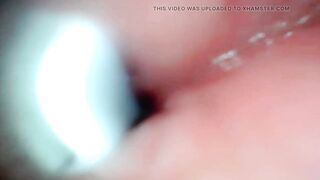Endoscope Camera Captures Pont of time of Hunk Jizz flow 4K