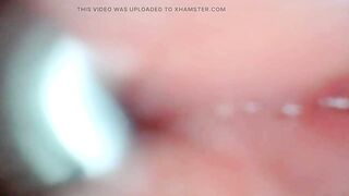 Endoscope Camera Captures Pont of time of Hunk Jizz flow 4K