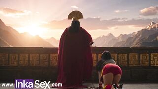 INKA SEX - PARODY THE MADNESS OF EMPEROR KUXCO SCREWS HIS ALLY MALINDA IN THE DARK HOLE