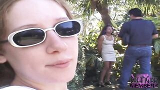 2 Allies Get Nude in a Park