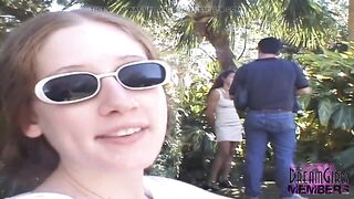 2 Allies Get Nude in a Park