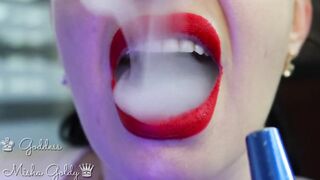 Cum to my large red seduction and large hookah smoke!