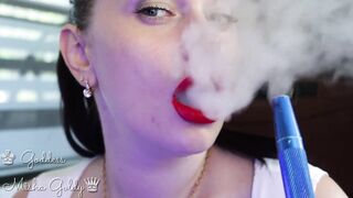 Cum to my large red seduction and large hookah smoke!