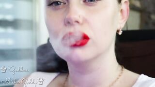Cum to my large red seduction and large hookah smoke!