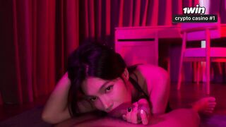 CAREFUL… The Succubus Will Come to Your Abode at Night, Squirt All Over Your Floor & Swallows Your Cum