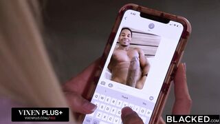 BLACKED Golden-haired sweetheart Morgan Wants BBC