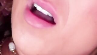Darksome haired angels poke vibrator into their vaginas on chair
