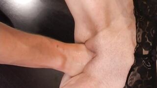 Rock hard anal impact for a worthy floozy