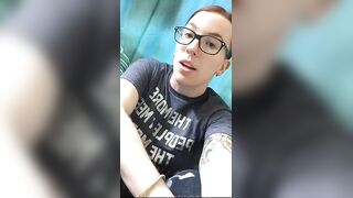 Standing Sloppy Pulsing Masturbation