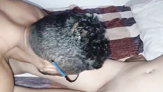 I can't make no doubt of it, my dissolute stepbrother is sticking his tongue in my vagina!! - HOMEMADE PORN IN SPANISH