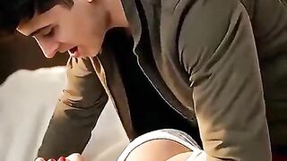 lascivious white older British American mother I'd like to fuck cheating housewife bangs stepson ally raw, no fucking-rubber, after an erotic tugjob and oral-sex whilst step son and spouse away [AI PORN]