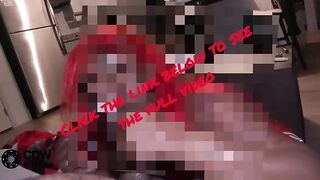 Redhead black sweetheart let me cum all over her face