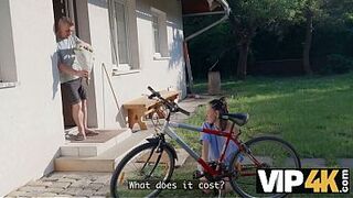 VIP4K. My Girlfriend bangs with dad-in-law