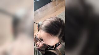 Brunette hair mother I'd like to fuck Implores For Large Weenie Deepthroat Joy
