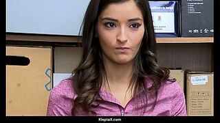 Tiny Shoplifting Teen Learns A Lesson