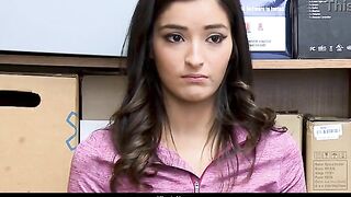 Tiny Shoplifting Teen Learns A Lesson