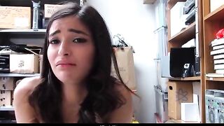 Tiny Shoplifting Teen Learns A Lesson